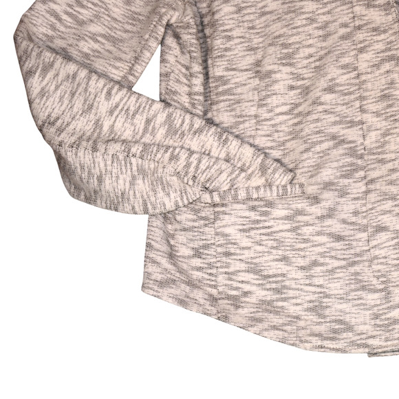 Cabi Neo Moto Jacket Blazer Womens Size 8 Heather Gray Pockets Knit 5102 - Picture 4 of 9